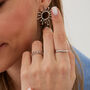 Twisted Screw Sterling Silver Ring, thumbnail 2 of 10