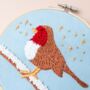 The Stitched Robin Hoop Hanger Craft Kit, thumbnail 6 of 7