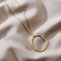 Personalised Fine Organic Hoop Necklace, thumbnail 3 of 6