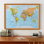 World Map Print, thumbnail 8 of 8
