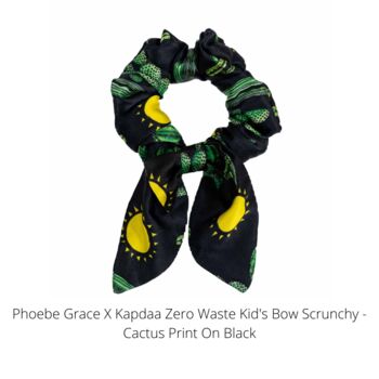 Sustainable Kids Hair Accessories Bow Scrunchies, 8 of 12