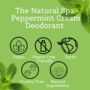 Peppermint Cream Dedorant Balm Vegan Palm Free, thumbnail 6 of 7