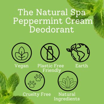 Peppermint Cream Dedorant Balm Vegan Palm Free, 6 of 7