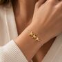 30th Birthday Three Star Drawstring Bracelet, thumbnail 3 of 8