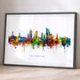 Plymouth Skyline Cityscape Art Print, thumbnail 1 of 12