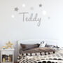Star Name Fabric Wall Stickers, thumbnail 1 of 7