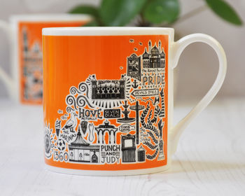 Brighton Illustrated Colourful Mug, 3 of 10