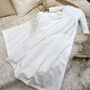 Unisex Cotton Christening Gown Rome, thumbnail 1 of 4