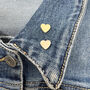 Modesty Pin, Heart Shaped Modesty Pin, Heart Little Brooch, thumbnail 6 of 6
