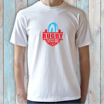 Rugby Fan T Shirt, 2 of 9