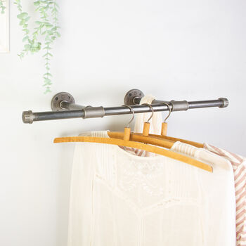 Industrial Steel Pipe Clothes Rail, 4 of 7