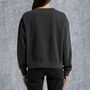 Women's Hoy Explore Sweater Washed Black, thumbnail 6 of 6