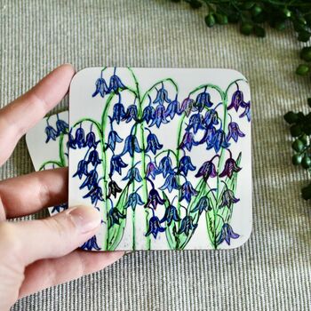 Bluebell Floral Coaster, 5 of 5