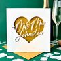 Papercut Heart Personalised Wedding Card, thumbnail 1 of 4