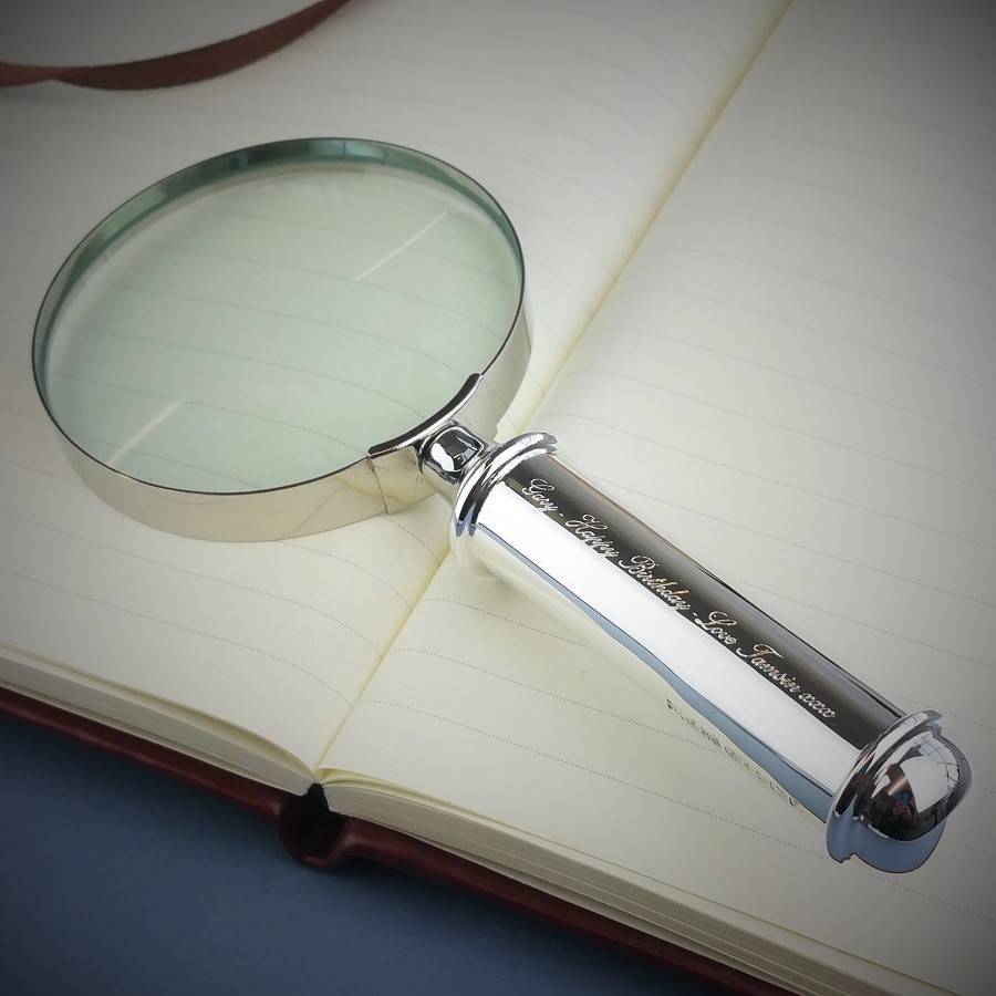Silver Magnifying Glass, 1 of 8