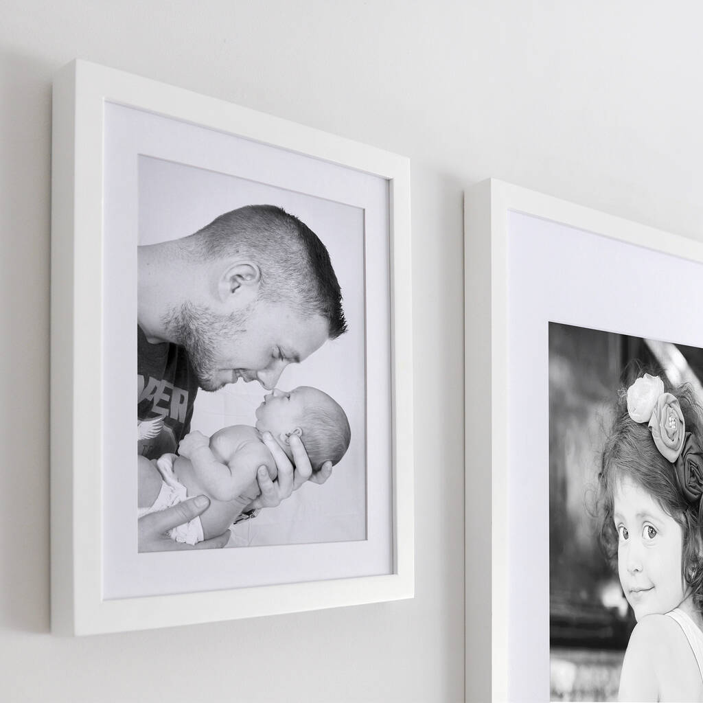 Gallery White Frame Wall Collection Various Sizes By Picture That Frame