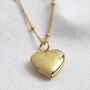 Personalised Engraved Heart Locket Necklace, thumbnail 9 of 10
