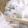 Personalised Cashmere Pom Pom Slippers For Baby, thumbnail 5 of 11