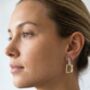 Shikaku Mixed Metals Chain Link Drop Earrings, thumbnail 3 of 6
