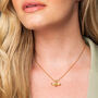 18k Gold Plated Bumble Bee Pendant Necklace, thumbnail 1 of 7