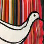 Ducks In A Row Velvet Cushion White Duck, thumbnail 3 of 6