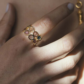 Tourmaline Tapestry Ring, 7 of 12