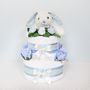 Little Bunny Two Tier Nappy Cake, thumbnail 3 of 12