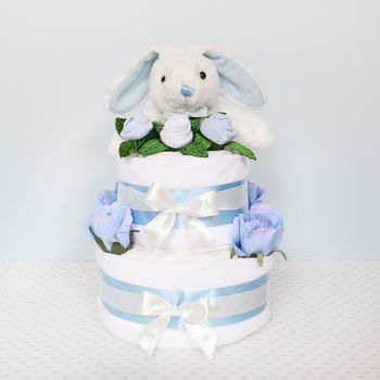 Little Bunny Two Tier Nappy Cake, 3 of 12