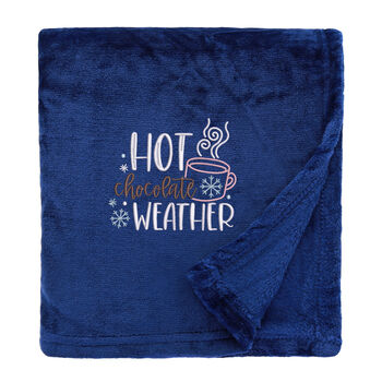 Hot Chocolate Cosy Home Christmas Snuggle Blanket, 8 of 8