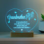 Personalised Floral Heart LED Night Light, thumbnail 6 of 8