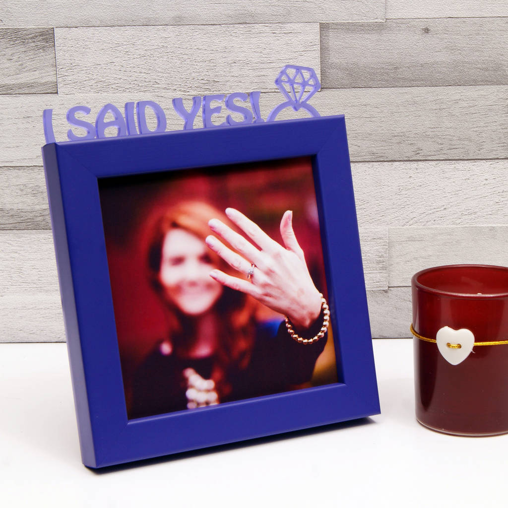 'I Said Yes!' Engagement Mini Photo Frame, 1 of 7