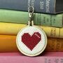 I Love You Mini Matchbox Cross Stitch Kit, thumbnail 5 of 6