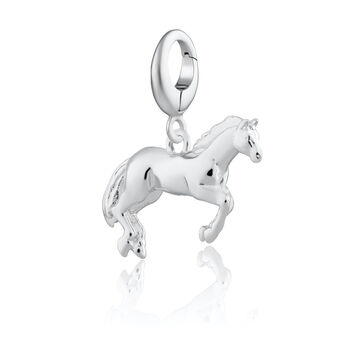 Sterling Silver Horse Charm Necklace, 4 of 8