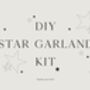 Digital Downloadable Diy Star Garland Kit, thumbnail 2 of 3