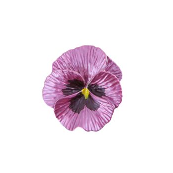 Pansy Pink Flower Brooch, 5 of 5