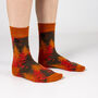 Bamboo Socks | Autumn Socks | Landscape Socks | Forest Socks | Novelty Socks, thumbnail 4 of 5