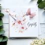 Handmade Pink Floral Sympathy Card, thumbnail 1 of 4