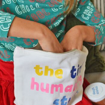 'The Tiny Human's Stuff' Cotton Bag, 8 of 8