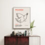 Picasso Japanese Peace Dove Exhibition Art Print, thumbnail 3 of 3