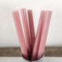 Romantic Dusky Pink Dinner Candle, thumbnail 1 of 4