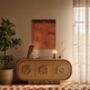 Portable Lamp, Dark Emperador Marble, thumbnail 4 of 5