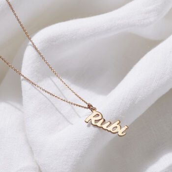 Large Name Charm Necklace, 3 of 7