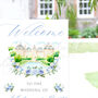 Wedding Venue Illustration Welcome Sign, thumbnail 2 of 5