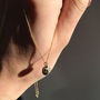 Delicate Solid Gold Disc Necklace, thumbnail 7 of 10