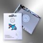 Trans Rights Or I Bites Dinosaur Enamel Pin Badge, Transgender, Non Binary, Lgbtqia+ Awareness Gift, thumbnail 5 of 8