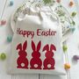 Personalised Easter Bunny Gift Bags, thumbnail 6 of 9