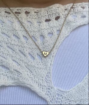 Letter Heart Necklace, 2 of 3