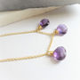 Purple Amethyst Necklace, thumbnail 4 of 5
