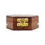 Handmade Hexagon Wooden Box With Star, thumbnail 8 of 9