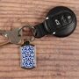 Blue 'Nettles' Millefiori Keyring, thumbnail 6 of 9